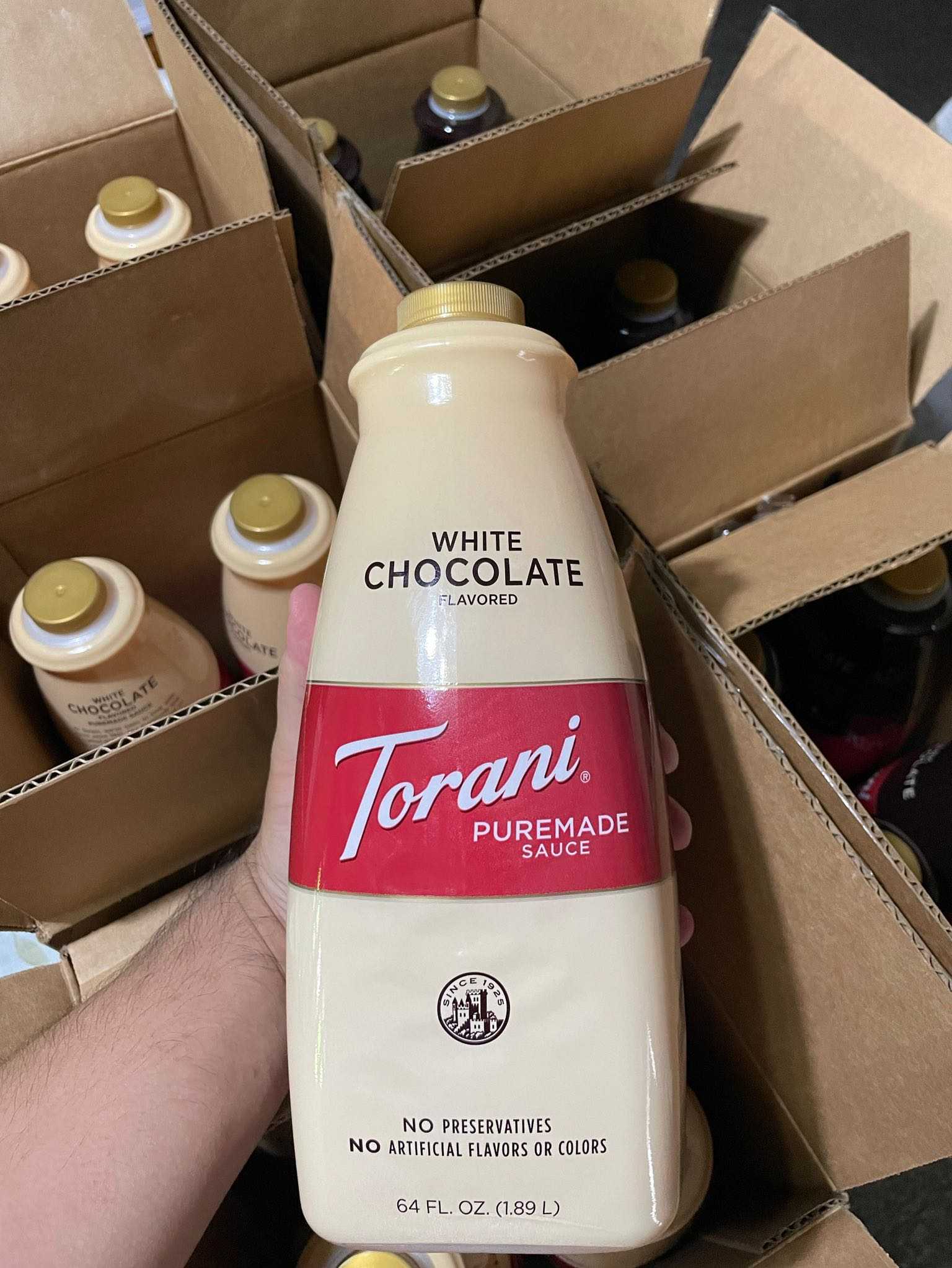 Torani White Chocolate Sauce